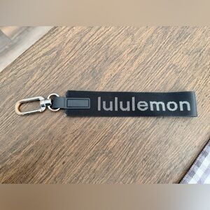 Lululemon Black Never Lost Keychain